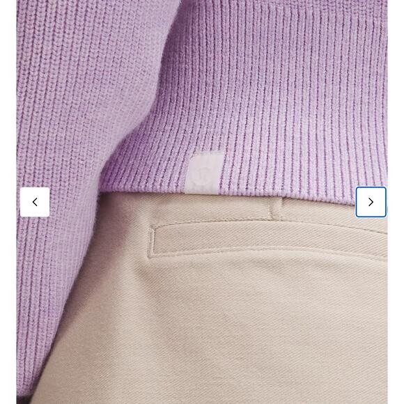 Lululemon Merino Wool Sweater Heather Lilac Ether Purple Size Small S New NWT - Picture 9 of 10